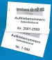 Preview: Aufklebenummern, 500er Block  1-5000 lieferbar  Sparpreis