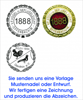 Anstecknadeln-Vereinsabzeichen