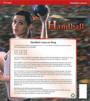 Handball-Lotterie