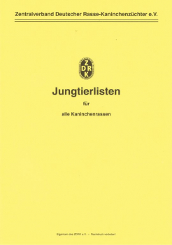 Jungtierlistenbuch