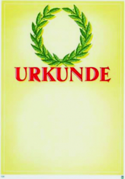 Urkunde UK 138PC
