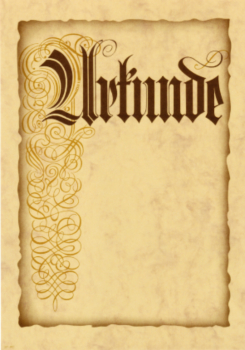 Urkunde UK 37PC