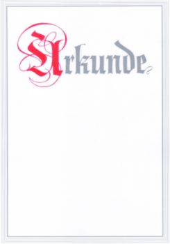 Urkunde UK 562PC