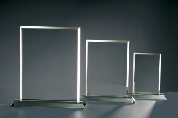 Rechteckiges Jade-Glas in 3 Größen