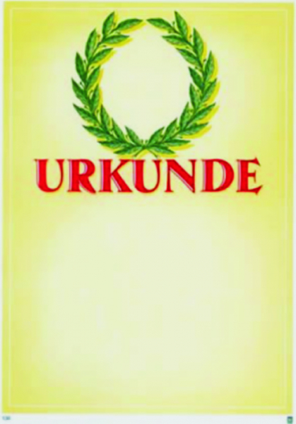 Urkunde UK 138PC
