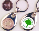 6001C Schlüsselanhänger mit Einkaufswagenchip