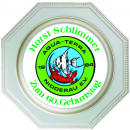 Bedruckter Silverline-Teller Achteck